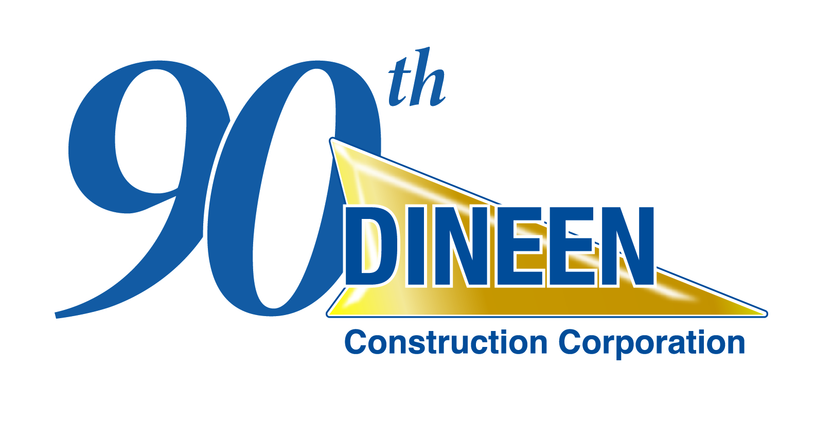 90th Dineen Construction Corporation logo