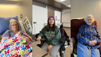 Lakeridge Gardens residents Joan Bouckley, Tina Dos Santos, and Marion Strong.