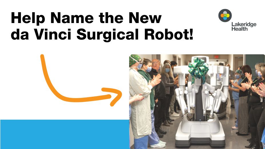 Help Name the da Vinci Surgical Robot
