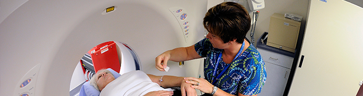 Patient in CT Scanner