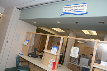 day surgery registration desk